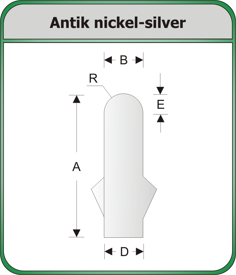 antik nickel silver